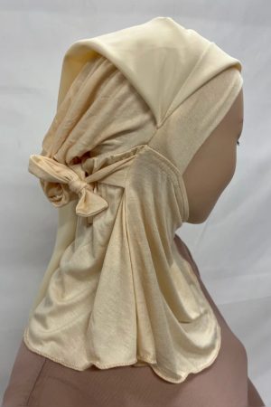 Hijab soie de Médine cagoule intégrée