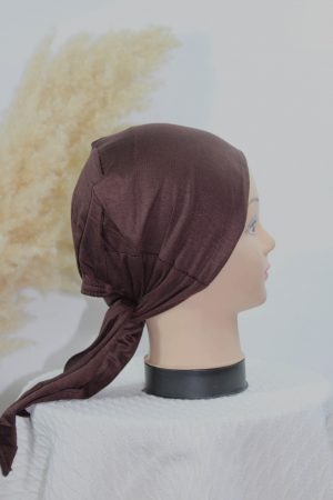 Bonnet satiné à nouer