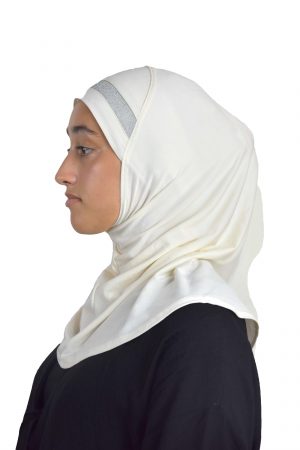Hijab à enfiler une pièce strass