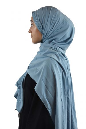 Hijab soie de Médine liseré strass