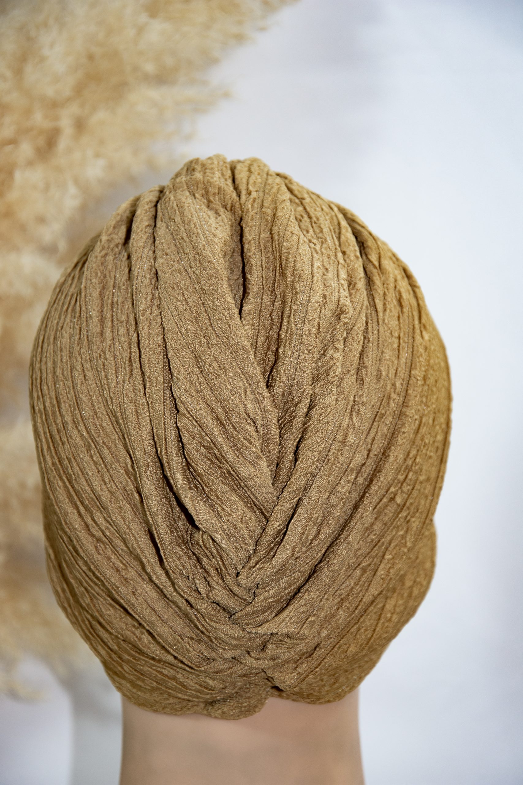 Turban fashion croisé pailleté – Image 2