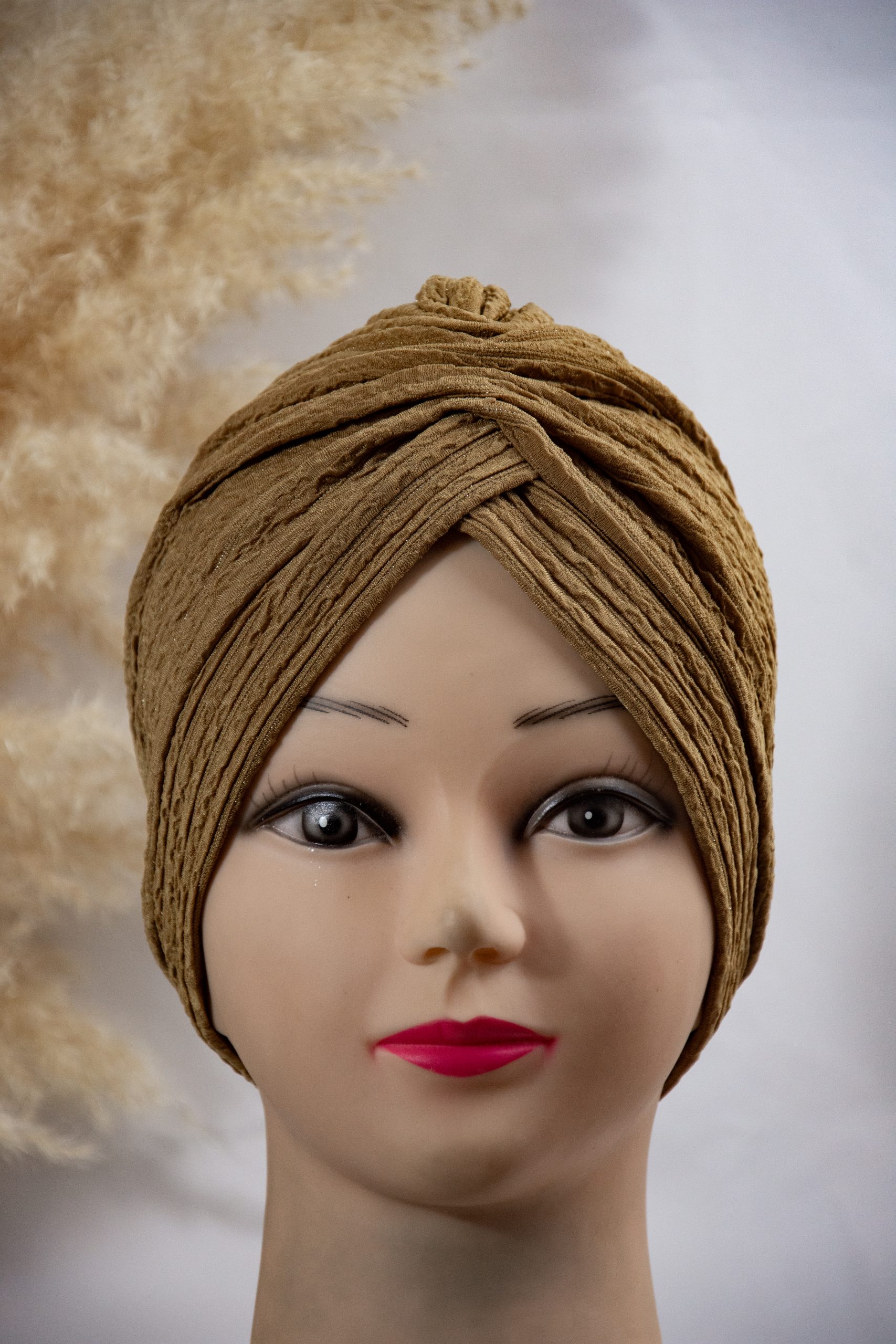 Turban fashion croisé pailleté