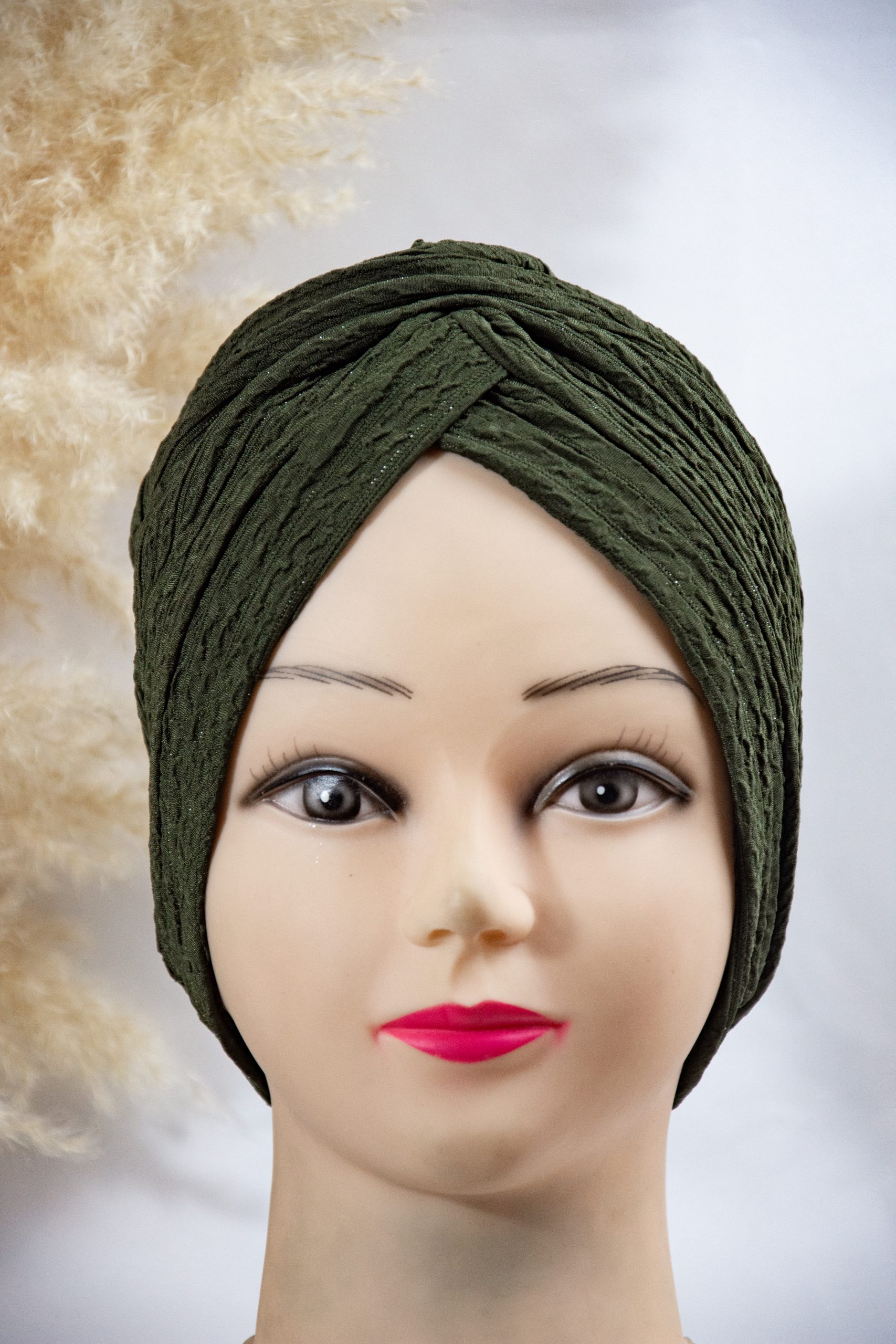 Turban fashion croisé pailleté – Image 7