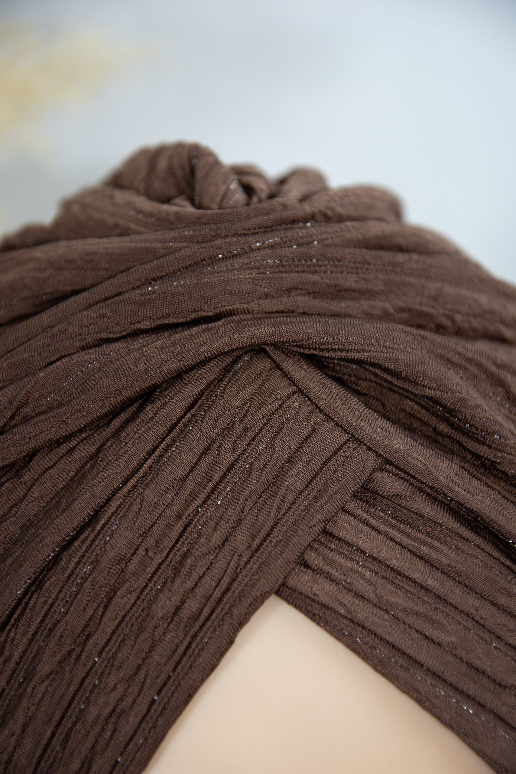 Turban fashion croisé pailleté – Image 6