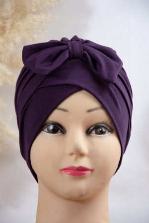 Turban lycra nœud papillon