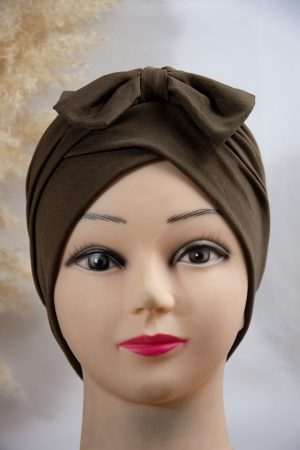 Turban lycra nœud papillon